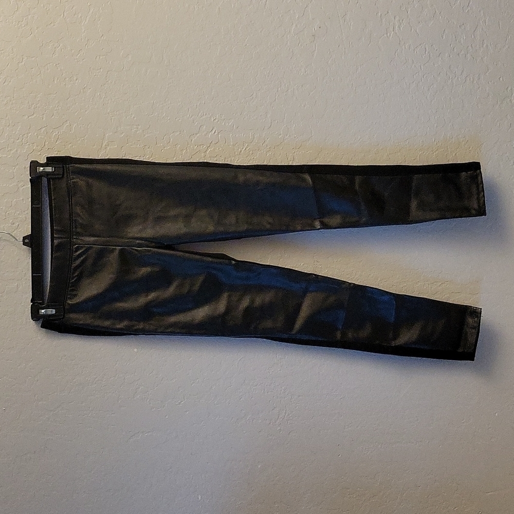 TRACTR Faux Leather Stretch Pants 12